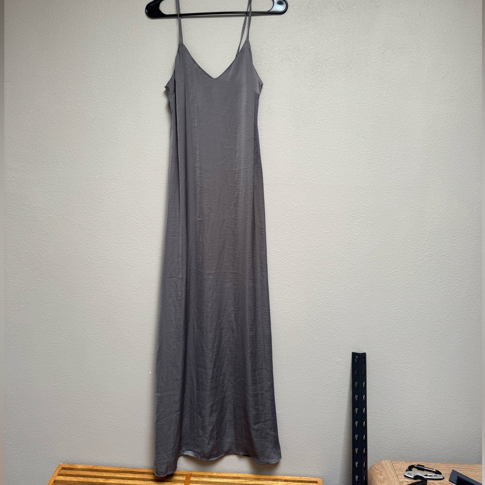 Gray Maxi Dress